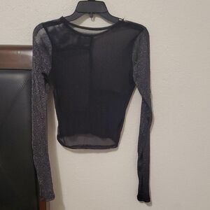 Sheer Long Sleeve Shirt